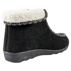 Damen Die moderne Hausfrau Thermo-Hausschuh schwarz