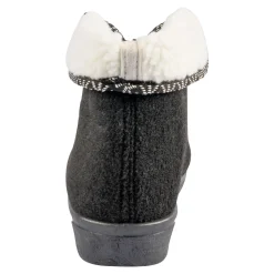 Damen Die moderne Hausfrau Thermo-Hausschuh schwarz