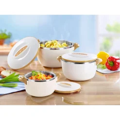 Die moderne Hausfrau Thermoschüssel beige