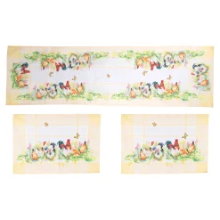 Die moderne Hausfrau Tischläufer „Hühner“