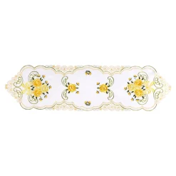 Die moderne Hausfrau Tischläufer „Rose“, 140x40 cm