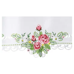 Die moderne Hausfrau Tischläufer „Rose“, 140x40 cm
