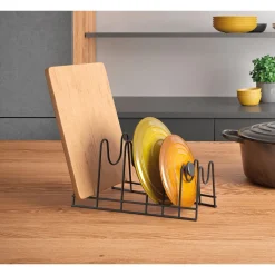 Die moderne Hausfrau Topfdeckelhalter "Lido" Lava