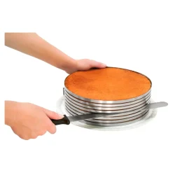 Die moderne Hausfrau Tortenboden-Schneidehilfe-Set, 3-teilig