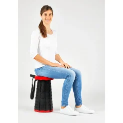 Die moderne Hausfrau Tragbarer Teleskop-Hocker