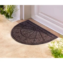 Die moderne Hausfrau Türmatte "halbrund"