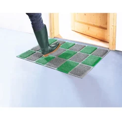 Die moderne Hausfrau Türmatte "Spezial" eckig, grün