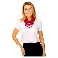 Damen Die moderne Hausfrau Tuch-Kette „Karin“