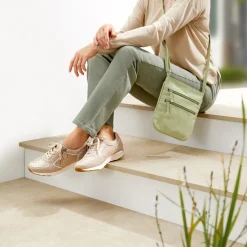 Damen Die moderne Hausfrau Umhängetasche "Ella" salbei