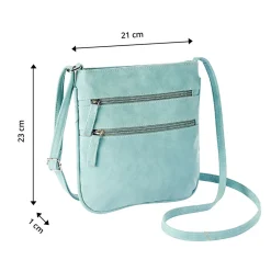 Damen Die moderne Hausfrau Umhängetasche "Ella" türkis