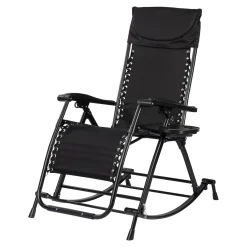 Die moderne Hausfrau Variabler-Schaukelstuhl "Premium" schwarz