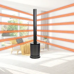 Die moderne Hausfrau Ventilator mit Heizung 