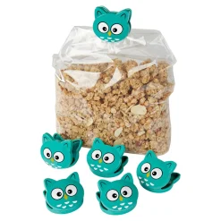 Die moderne Hausfrau Verschlussclips, 6 Stück Eulen