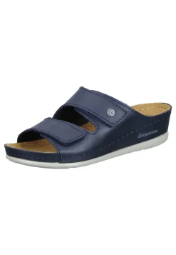 Damen Die moderne Hausfrau VILLORA Pantoletten blau