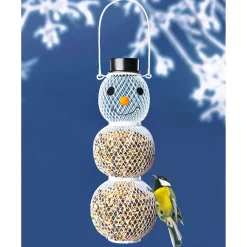 Die moderne Hausfrau Vogelfutterstation "Schneemann Udo"