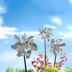 Die moderne Hausfrau Vogelschreck "Windräder", 5 Stück