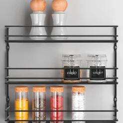 Die moderne Hausfrau Wand-Gewürzregal "Pepito" mit 3 Etagen