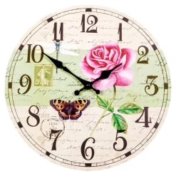 Die moderne Hausfrau Wanduhr "Schmetterling"