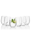Die moderne Hausfrau Wasserglas-Set, Kristall Il Premio 6 x Wasserglas