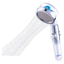 Die moderne Hausfrau Wassersparender Duschkopf "Aquadon Eco Tornado" blau