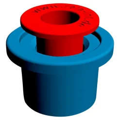 Die moderne Hausfrau WC-Sitz-Stopp "2 in 1"