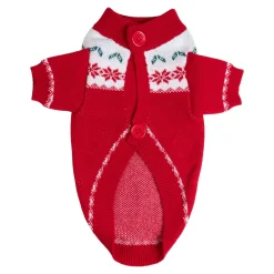 Die moderne Hausfrau Weihnachts-Pullover für Hunde „Bello“