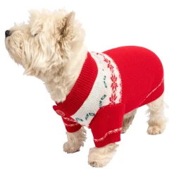 Die moderne Hausfrau Weihnachts-Pullover für Hunde „Bello“