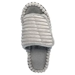 Damen Die moderne Hausfrau Wellness-Klettpantolette „Supersoft“