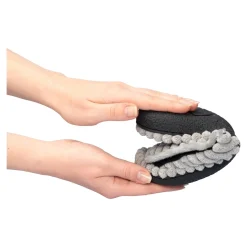 Damen Die moderne Hausfrau Wellness-Klettpantolette „Supersoft“