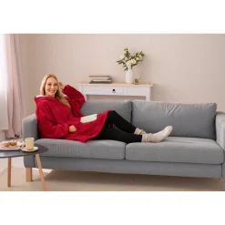 Damen Die moderne Hausfrau Wende-Kuschelpulli