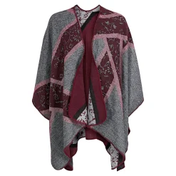 Damen Die moderne Hausfrau Wende-Poncho