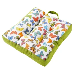 Die moderne Hausfrau Wende-Sitzkissen "Schmetterling"