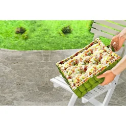 Die moderne Hausfrau Wende-Sitzkissen Schmetterling