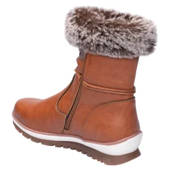 Damen Die moderne Hausfrau Winterstiefel „Miriam“ cognac