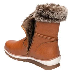 Damen Die moderne Hausfrau Winterstiefel „Miriam“ cognac