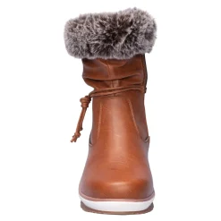 Damen Die moderne Hausfrau Winterstiefel „Miriam“ cognac