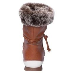 Damen Die moderne Hausfrau Winterstiefel „Miriam“ cognac