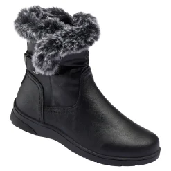 Damen Die moderne Hausfrau Winterstiefel mit Leder"Tatjana"