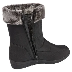 Damen Die moderne Hausfrau Winterstiefel "Schneeflocke" schwarz