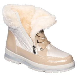Damen Die moderne Hausfrau Winterstiefel "Wanda" beige
