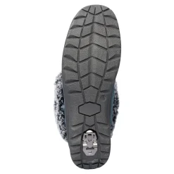 Damen Die moderne Hausfrau Winterstiefelette mit Spikes & Klett „Monika“ petrol