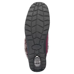 Damen Die moderne Hausfrau Winterstiefelette mit Spikes & Klett „Monika“ beere