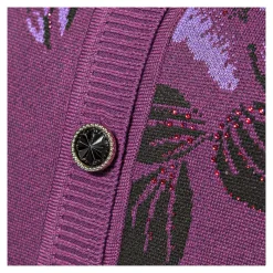 Damen Die moderne Hausfrau Wärme-Cardigan „Rosenwelt“