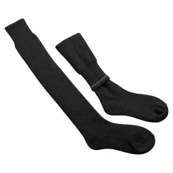 Die moderne Hausfrau Wärme-Kuschelkniestrümpfe „Extra lang“ schwarz