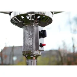 Die moderne Hausfrau Wärmepilz "Chrom Gas"