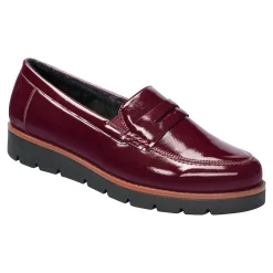 Damen Die moderne Hausfrau Wärme-Slipper „Verena“ bordeaux