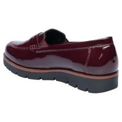 Damen Die moderne Hausfrau Wärme-Slipper „Verena“ bordeaux