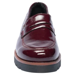 Damen Die moderne Hausfrau Wärme-Slipper „Verena“ bordeaux