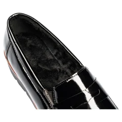 Damen Die moderne Hausfrau Wärme-Slipper „Verena“ schwarz