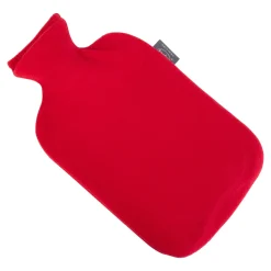 Die moderne Hausfrau Wärmflasche rot